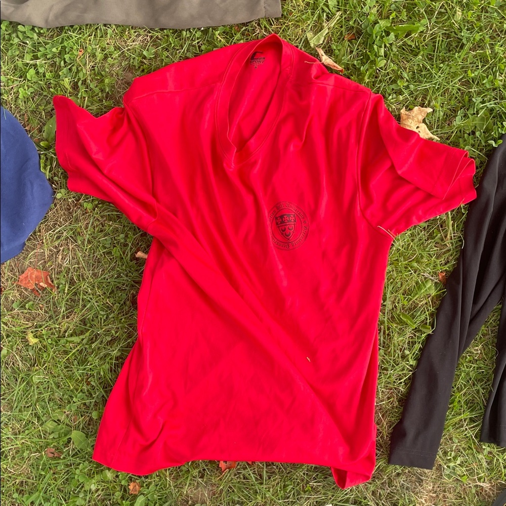 Red V-Neck T-Shirt